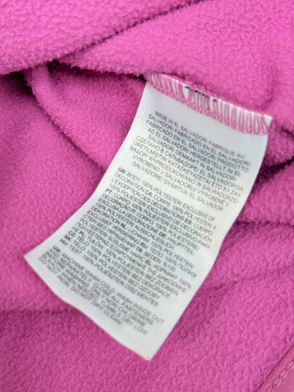 The North Face Pink Camo Fleece Hoodie 4T