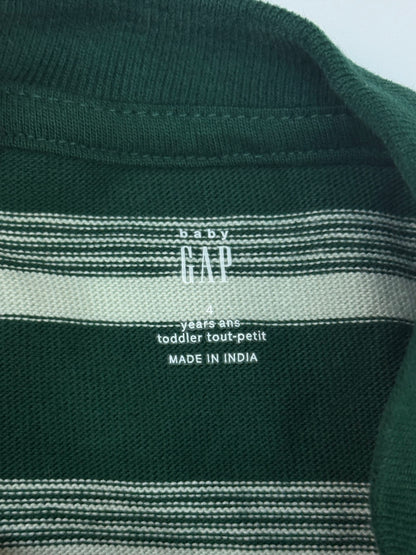 Baby Gap Green Stripe T-Shirt 4T