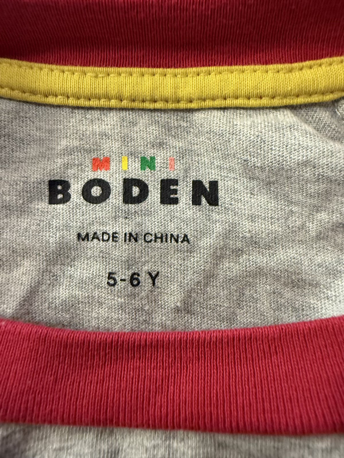 Mini Boden Star Raglan Long Sleeve Top 5-6Y