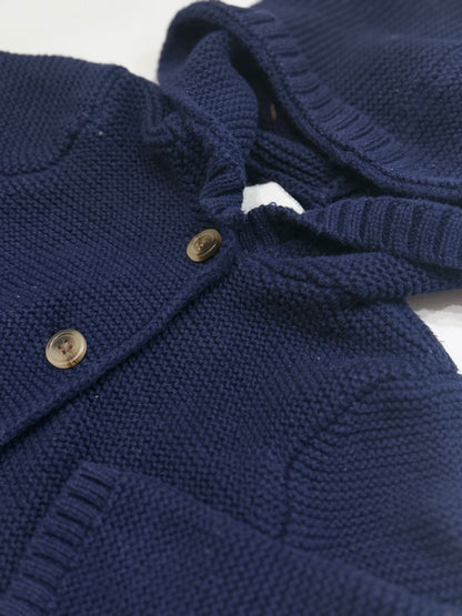 Old Navy Hooded Knit Cardigan 6-12M