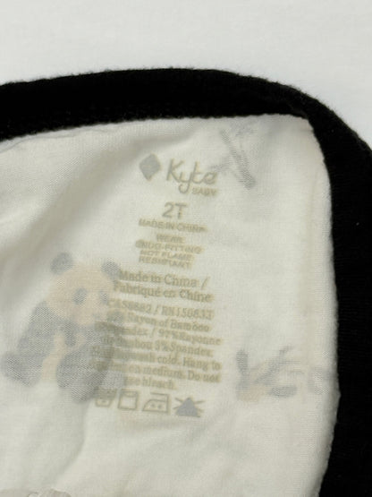 Kyte Baby Panda Print Zip Sleeper 2T