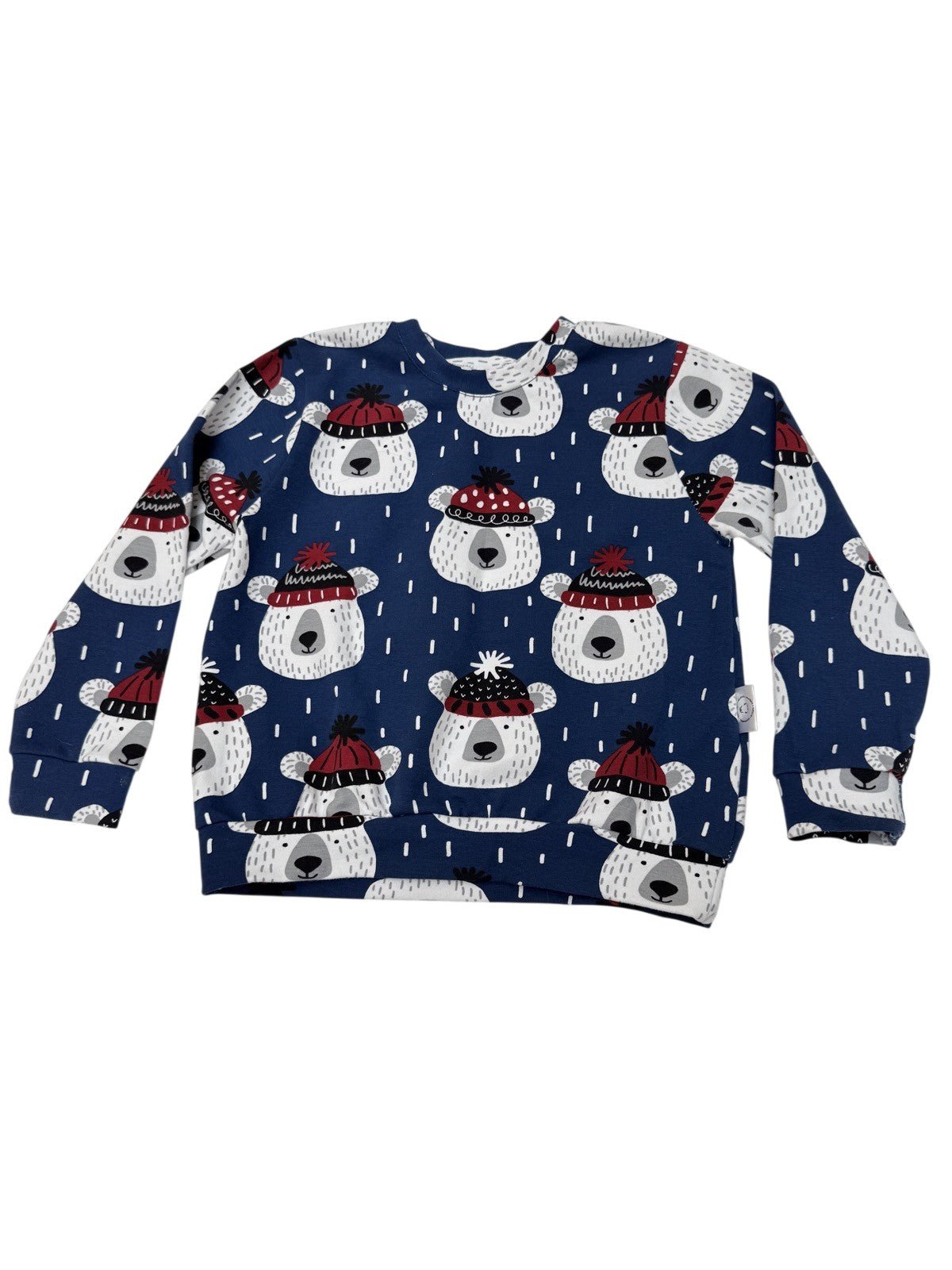 Ole Deigns Polar Bear Print Sweatshirt Size 5/6