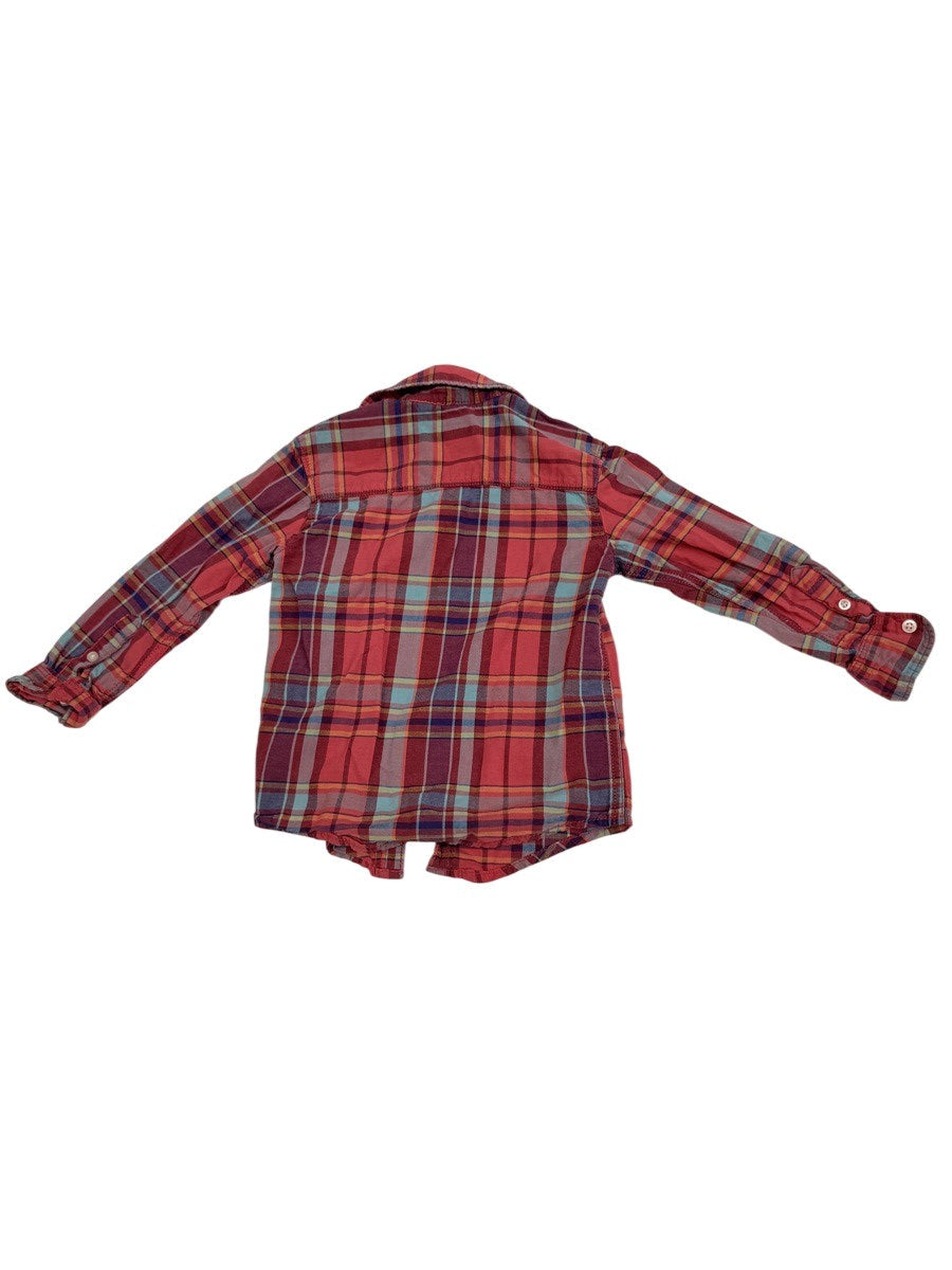Carter's Plaid Long Sleeve Button-Down Shirt 3T