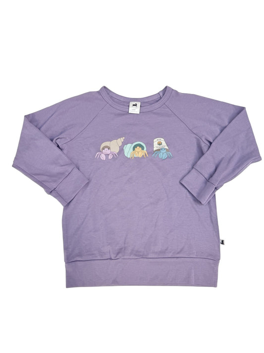 Little & Lively Hermit Crab Sweatshirt 5T 6T