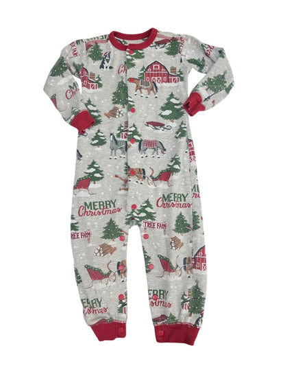 Little Blue House Merry Christmas Pajama 18-24M