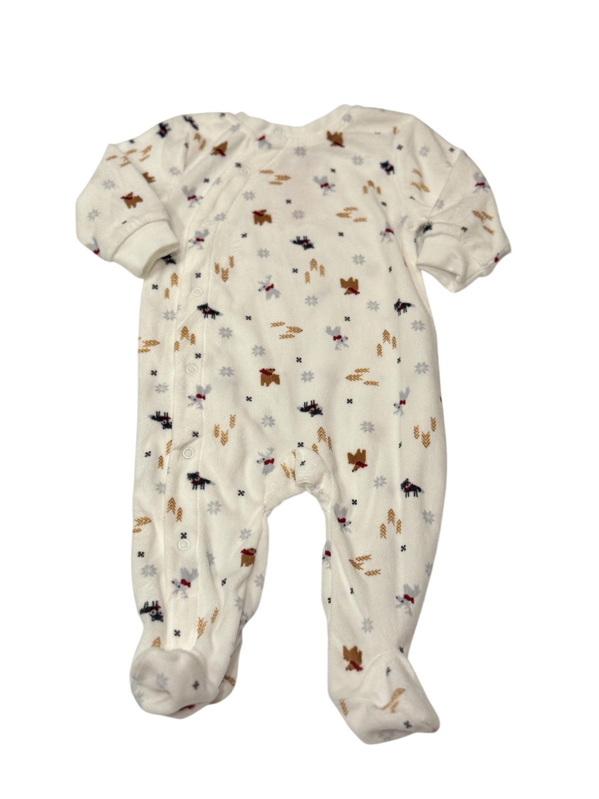 Canadiana Holiday Footed Sleeper 3-6M