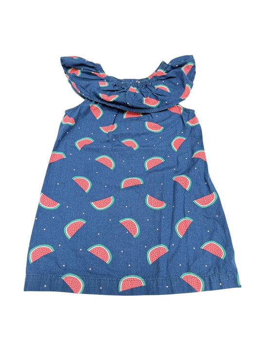 B Collection Watermelon Print Ruffle Dress 4Y
