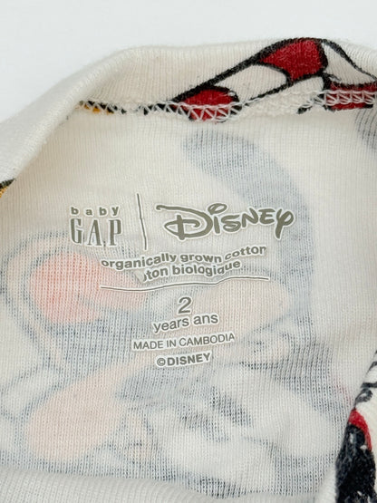 Baby Gap Disney Mickey Christmas Pajama Set 2T