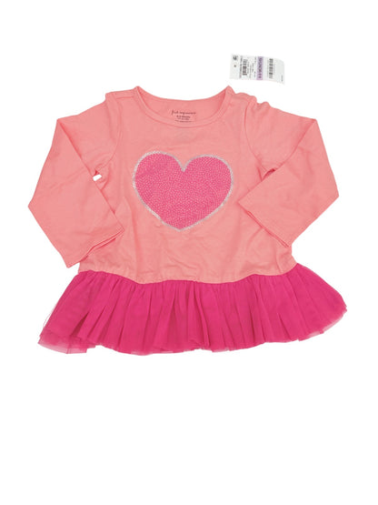 First Impressions Heart Tulle Top 6-9M