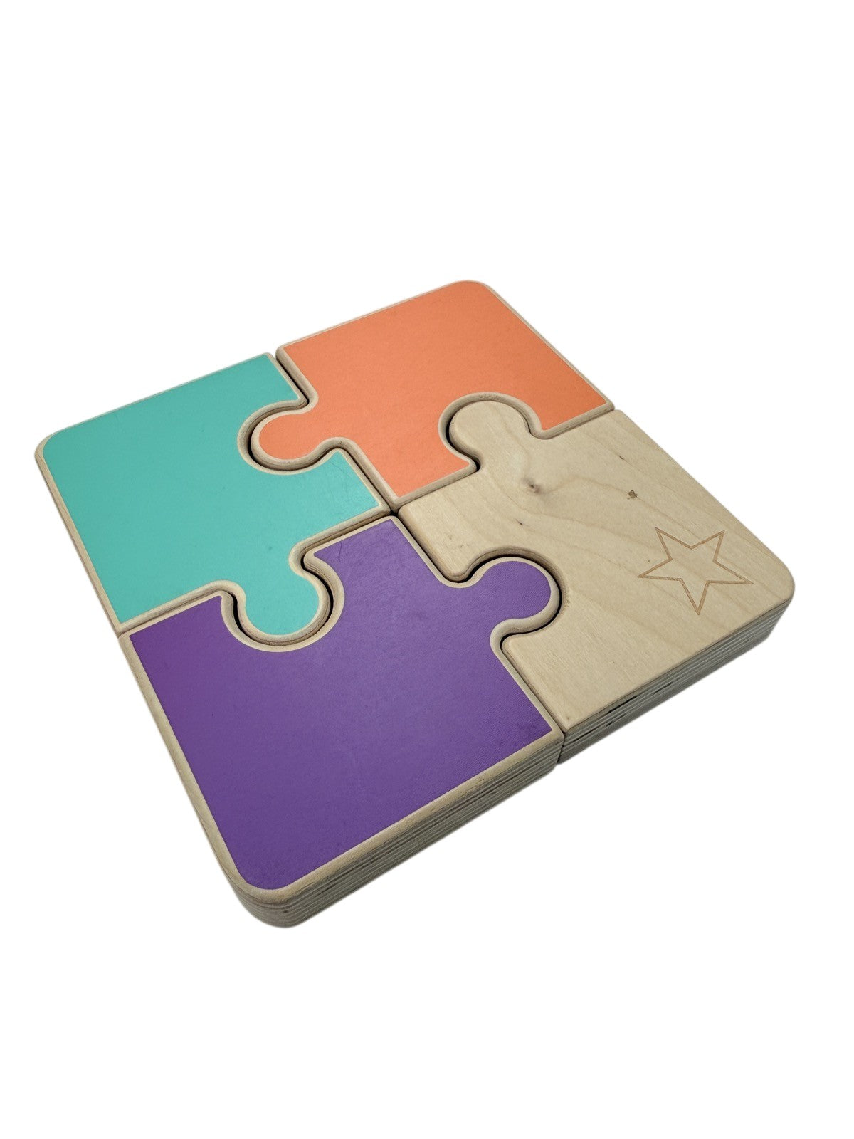 Lovevery Wooden Jumbo Puzzle Piece Toy