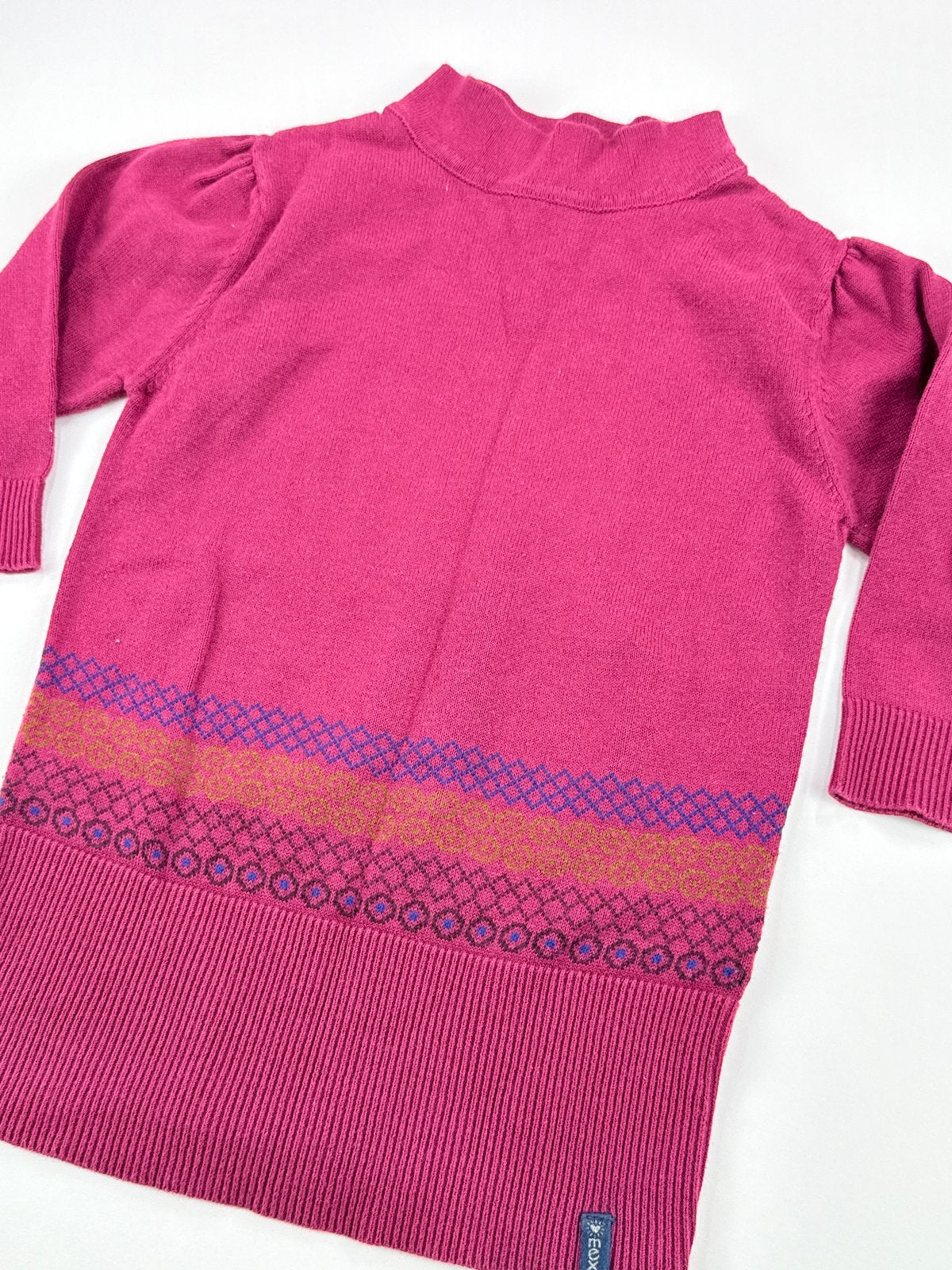 Mexx Magenta Fair Isle Sweater Size 5-6