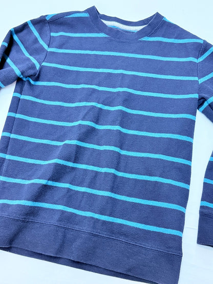 Old Navy Navy Striped Sweatshirt Size M (8) 8