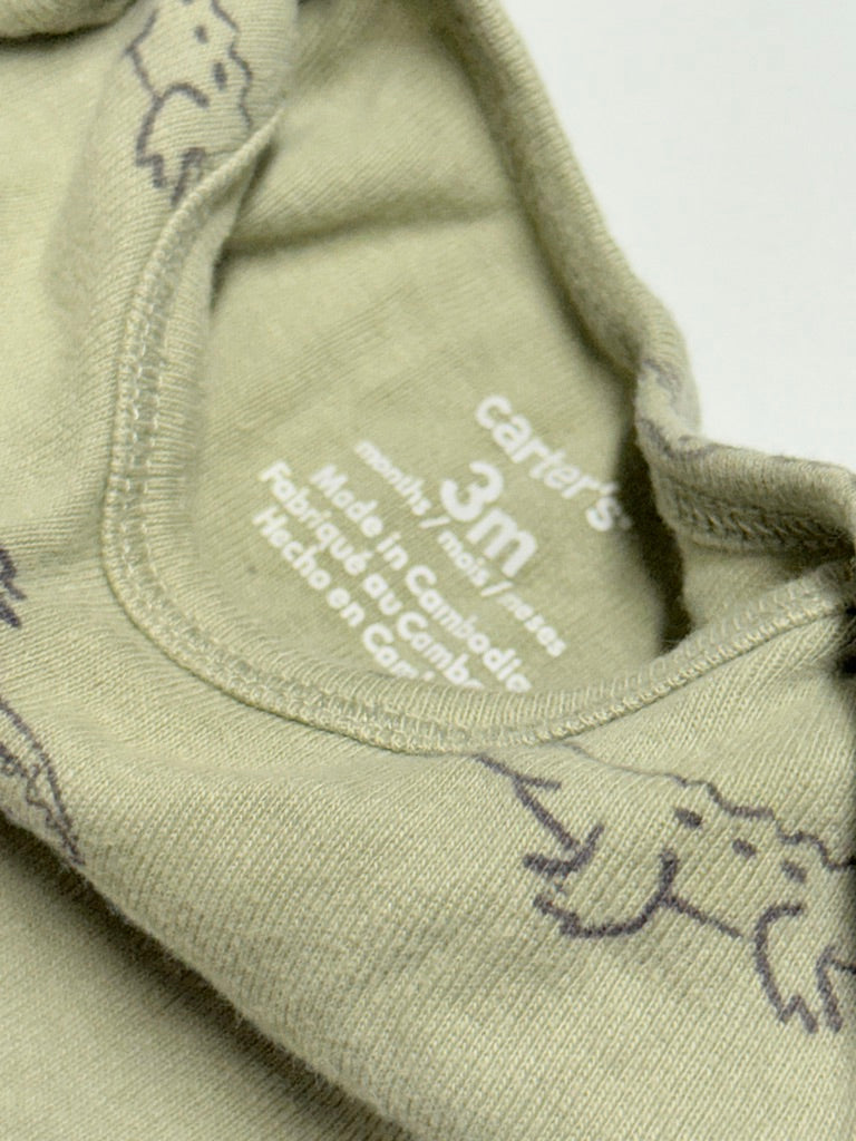 Carter's Crocodile Onesie 3m