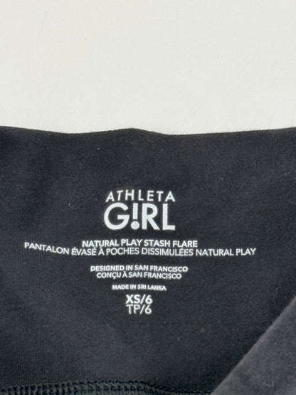 NWT - Athleta Girl Natural Play Stash Flare Pants Size XS/6