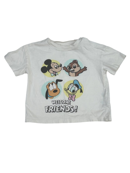 H&M Disney Welcome Friends Tee 2T