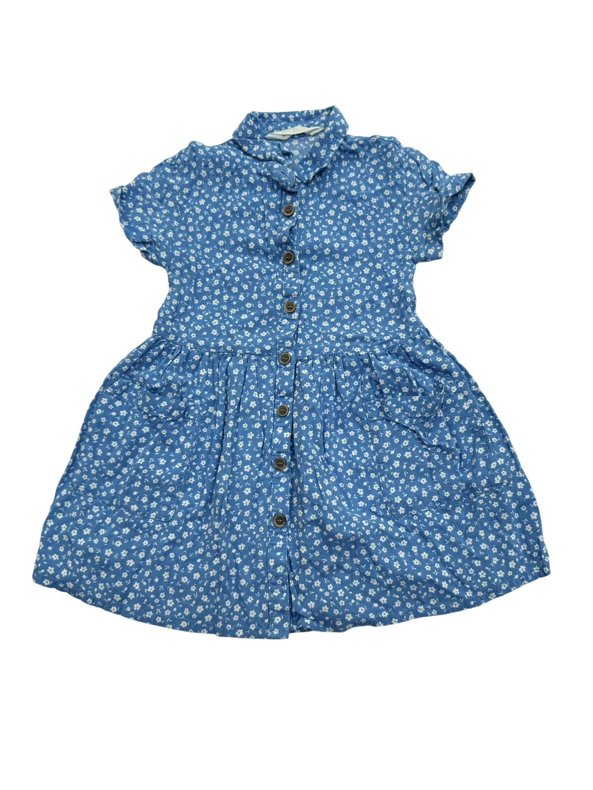 H&M Floral Button-Front Dress Size 4-5Y