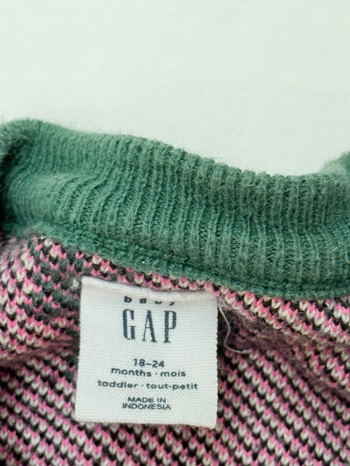 Baby Gap Sheep Print Sweater 18-24M