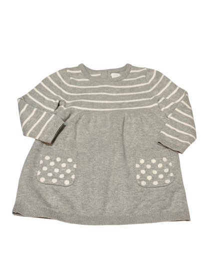 Baby Gap Striped Polka Dot Sweater Dress 18-24M