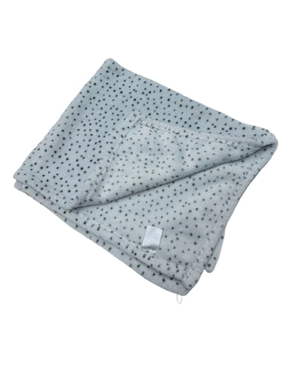Leer King Grey Polka Dot Flannel Baby Blanket