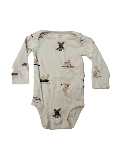 Carter's Bunny Print Bodysuit 12M