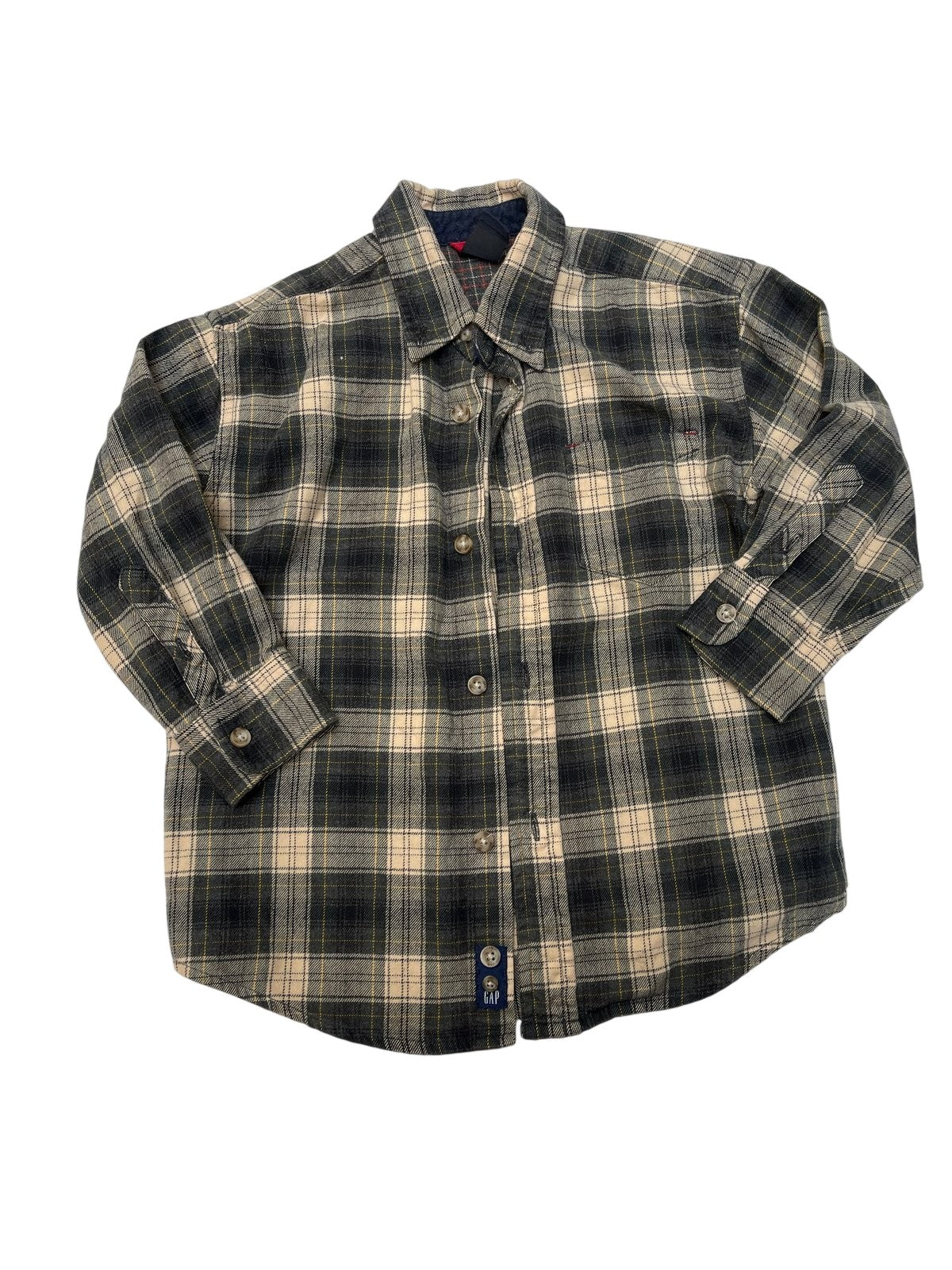 Gap Kids Plaid Flannel Shirt Size 4-5