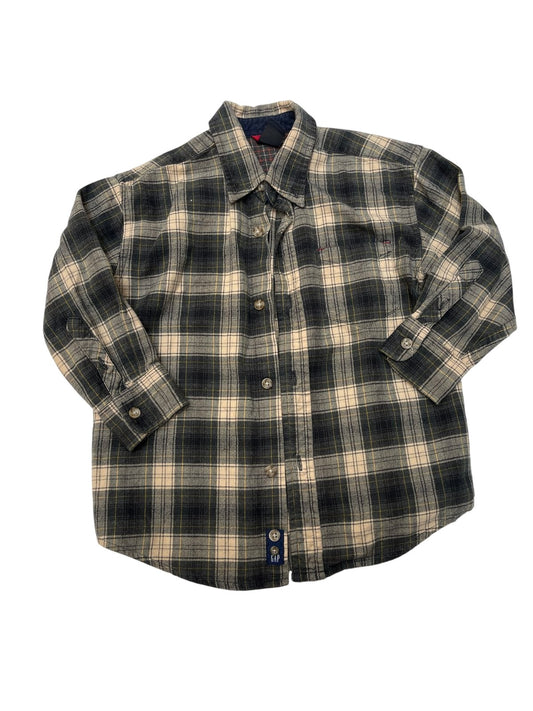 Gap Kids Plaid Flannel Shirt Size 4-5