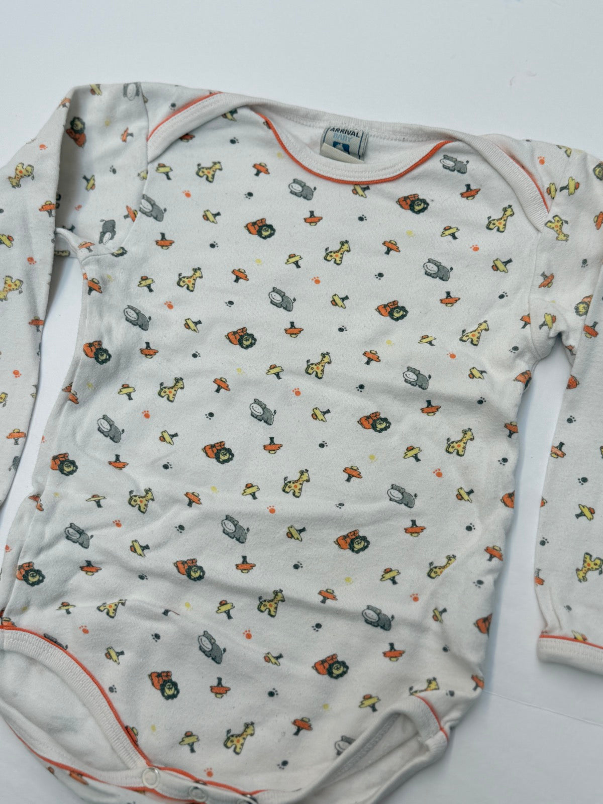 Arrival Baby Safari Print Bodysuit 23M