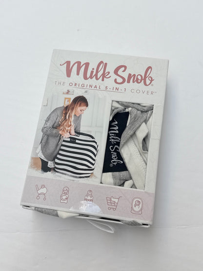 NWT - Milk Snob Original 5-in-1 Cover Grey Stripe