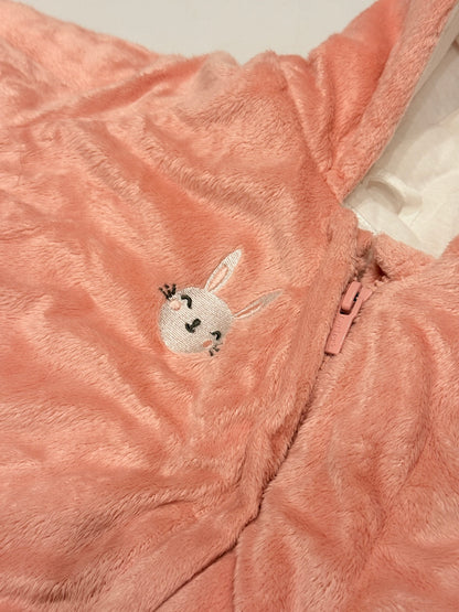 Carter's Pink Bunny Baby Bunting Bag 0-6M