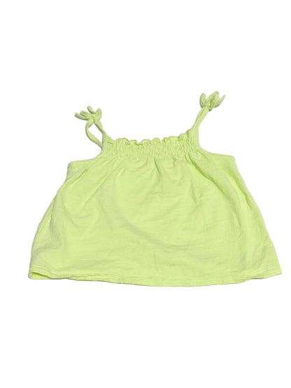 Zara Lime Green Tank Top  with Two Matching Shorts 2-3Y