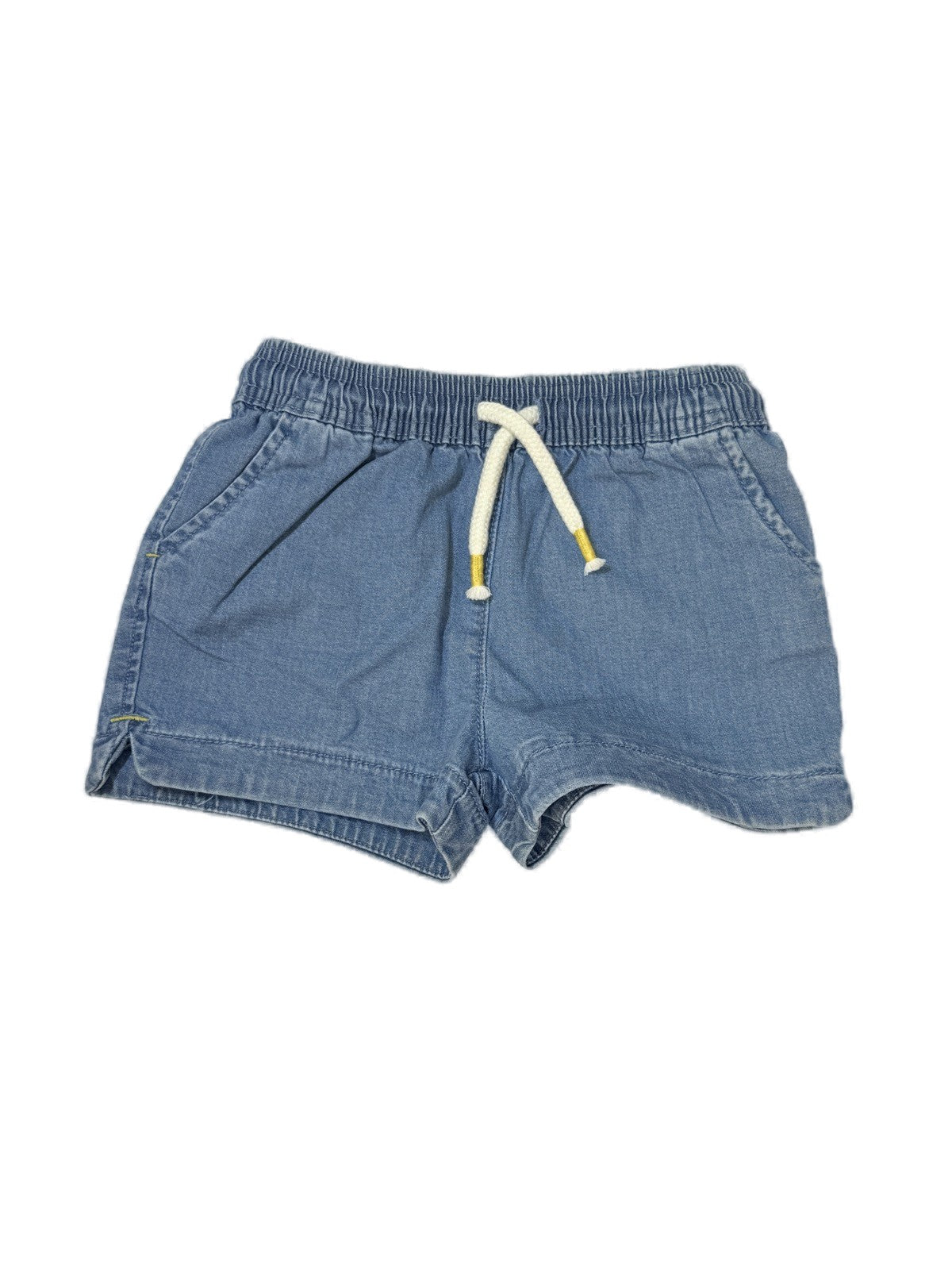 Boden Denim Drawstring Shorts Girls 4Y