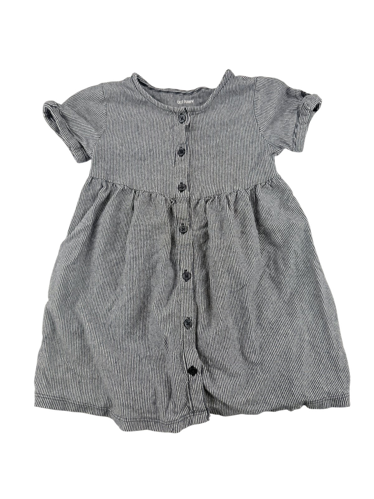 Old Navy Striped Button-Front Dress 2T