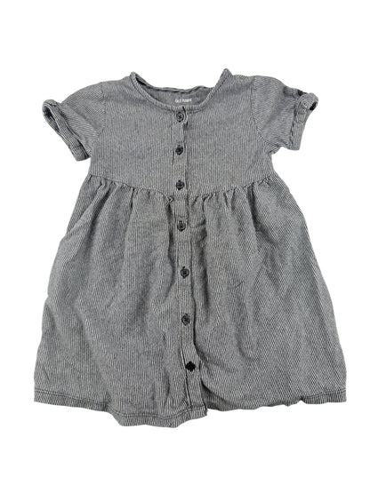 Old Navy Striped Button-Front Dress 2T