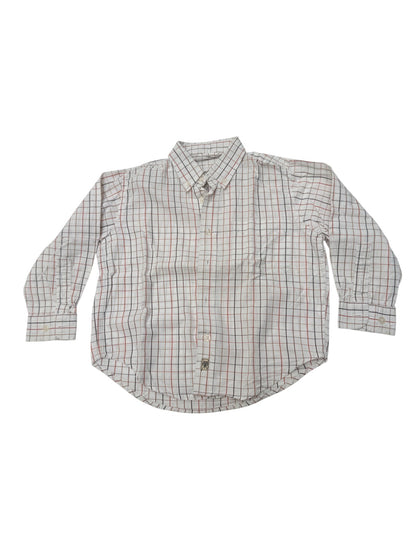 Buissonniere Plaid Button-Down Shirt Kids