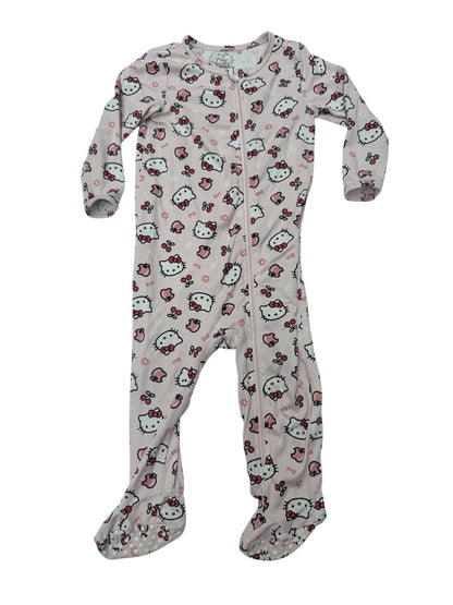 Hello Kitty Pink Sanrio Footed Sleeper 12-18M