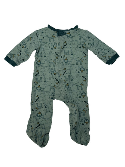 Kyle & Deena Safari Animals Footed Sleeper 6-9M