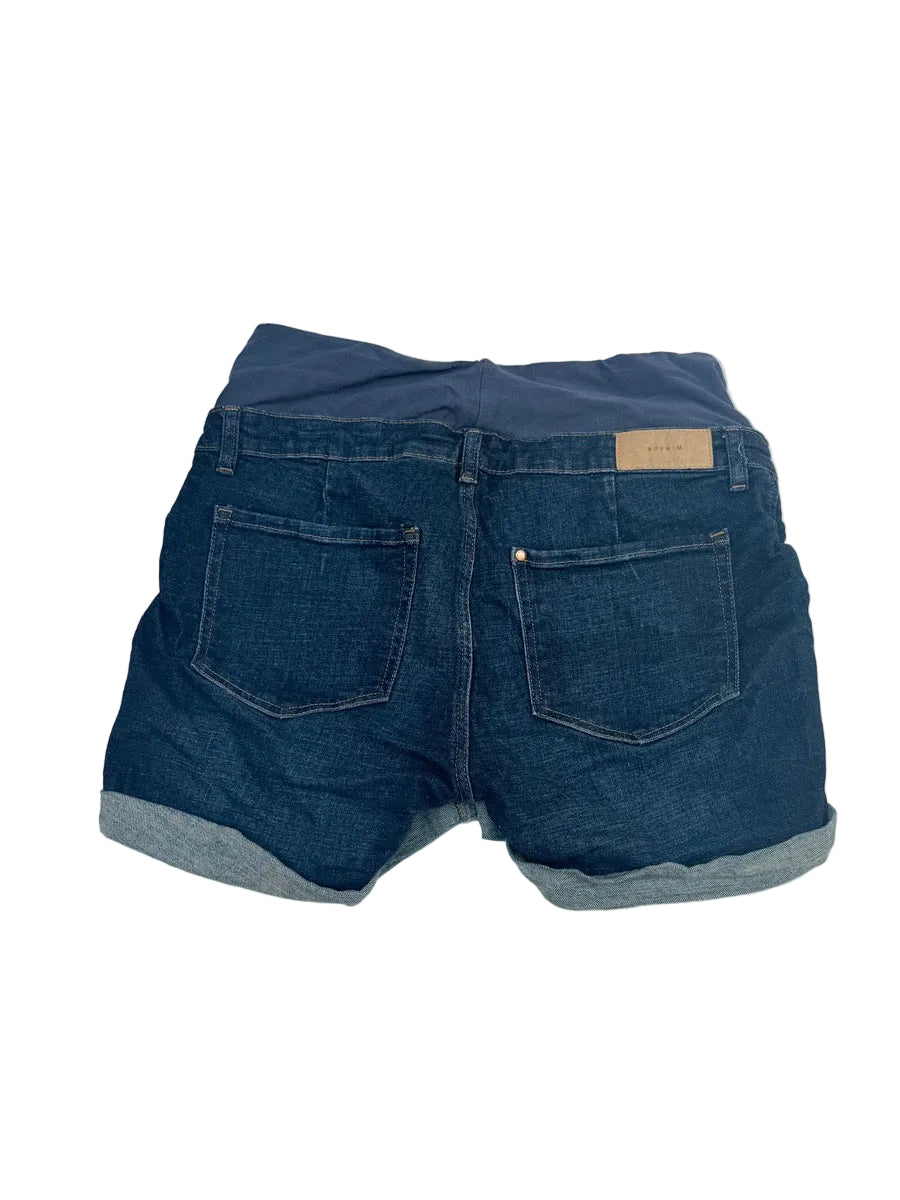 H&M Mama Denim Maternity Shorts Size M
