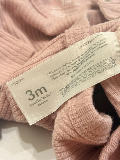 Carter's Ribbed Bodysuits 2-Pack 3M