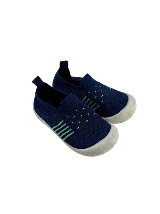 Navy Knit Slip-On Shoes Size 6