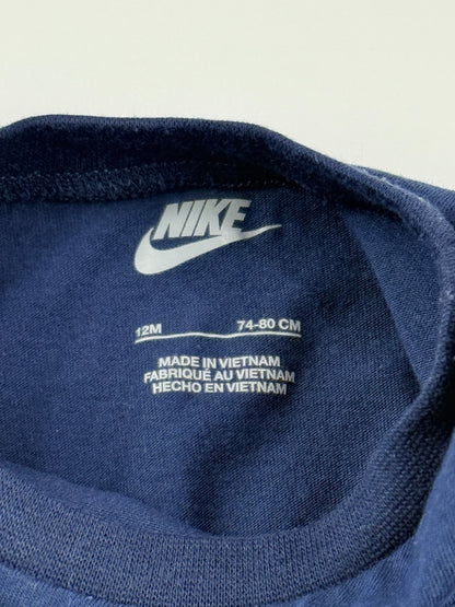 Nike Navy T-Shirt and Green Cargo Shorts Set 12M
