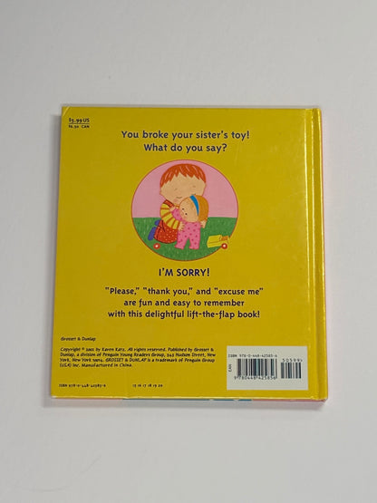 Karen Katz Excuse Me A Little Book of Manners