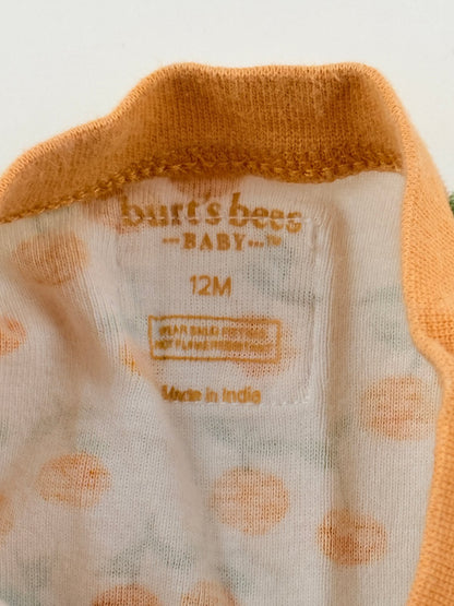 Burt's Bees Baby Floral Sleeper 12M