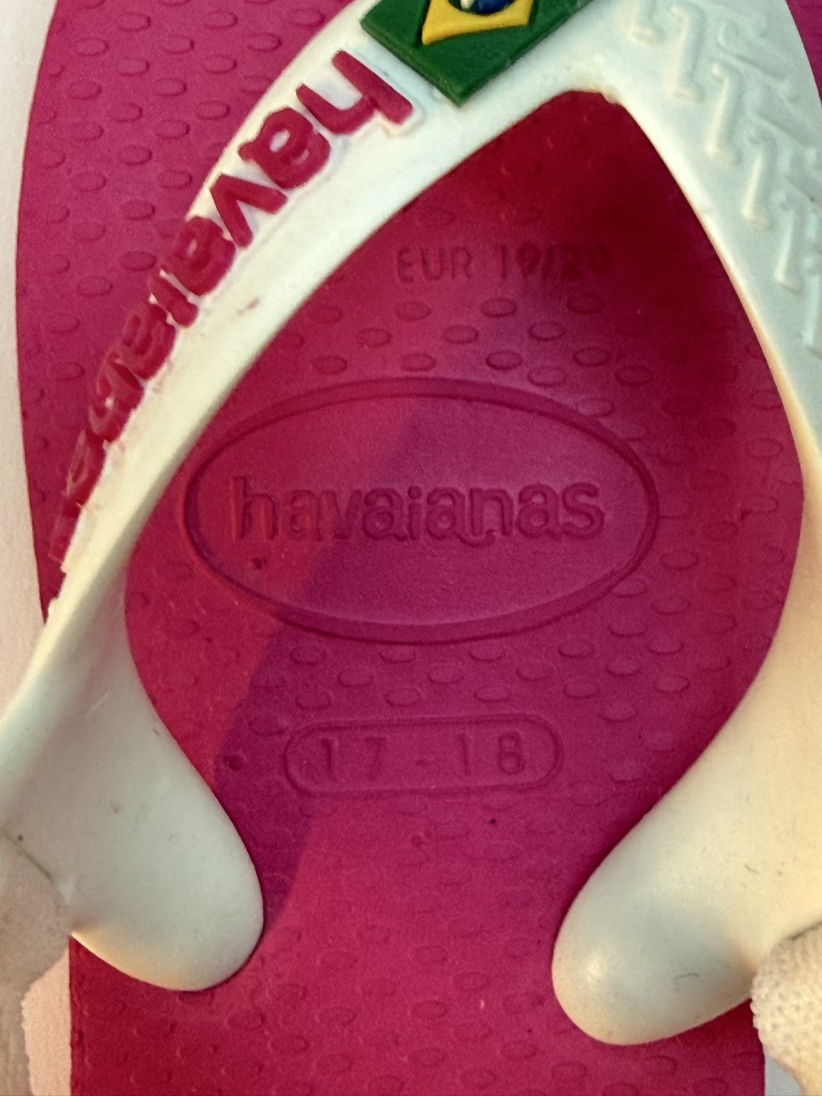 Havaianas Baby Brasil Logo Flip Flops EU 17-18