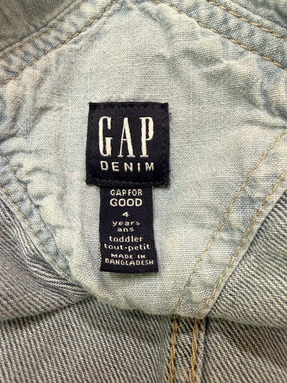 Gap Denim Overalls Shorts 4T