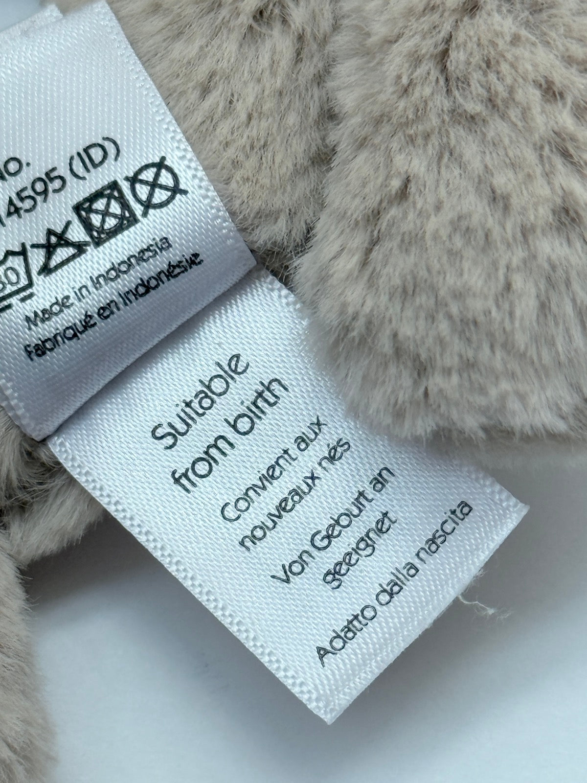 Jellycat Bashful Beige Bunny Ring Rattle