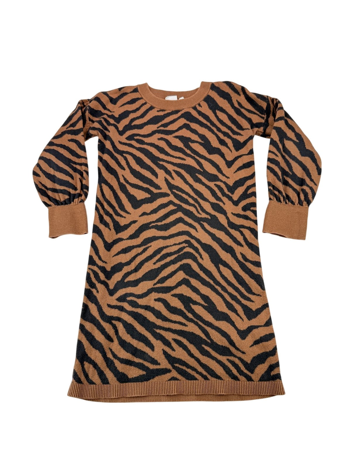 Gap Kids Tiger Stripe Knit Dress Size 4-5