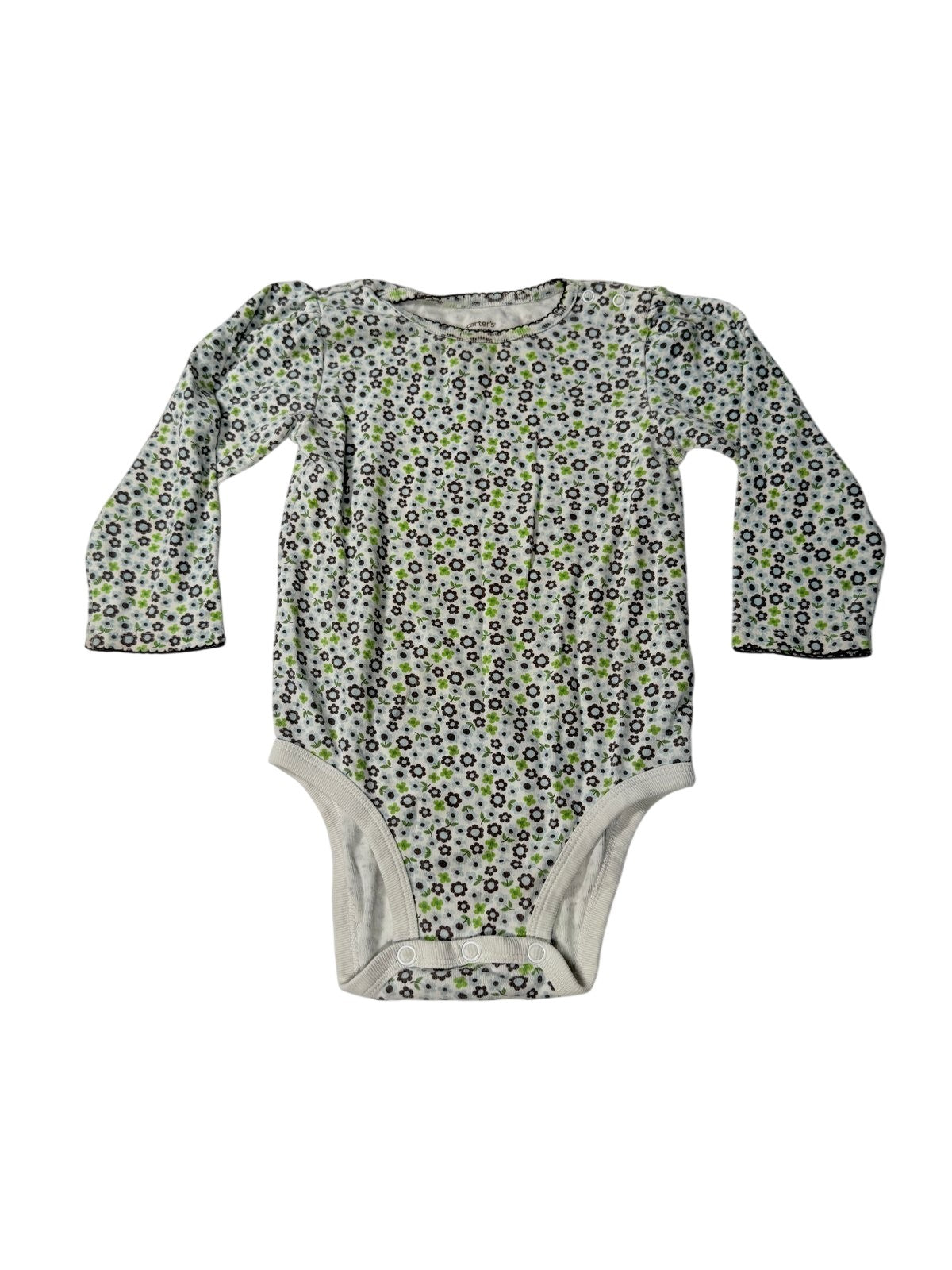 Carter's Floral Long Sleeve Bodysuit 24M