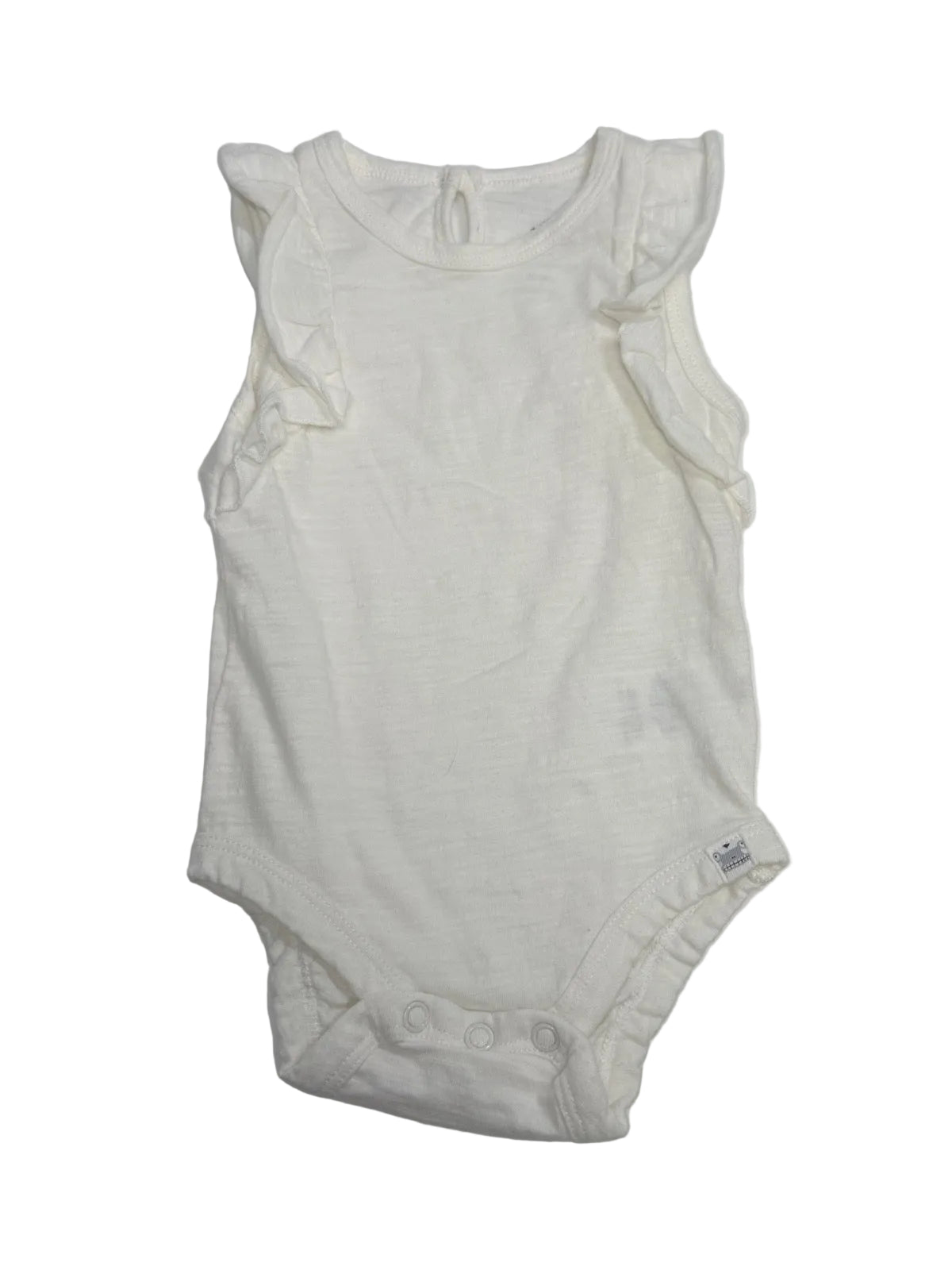 Rise Little Earthling Cream Flutter Bodysuit 6-9M