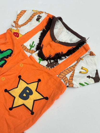BABIBO Cowboy Sheriff Romper Costume 3-6M