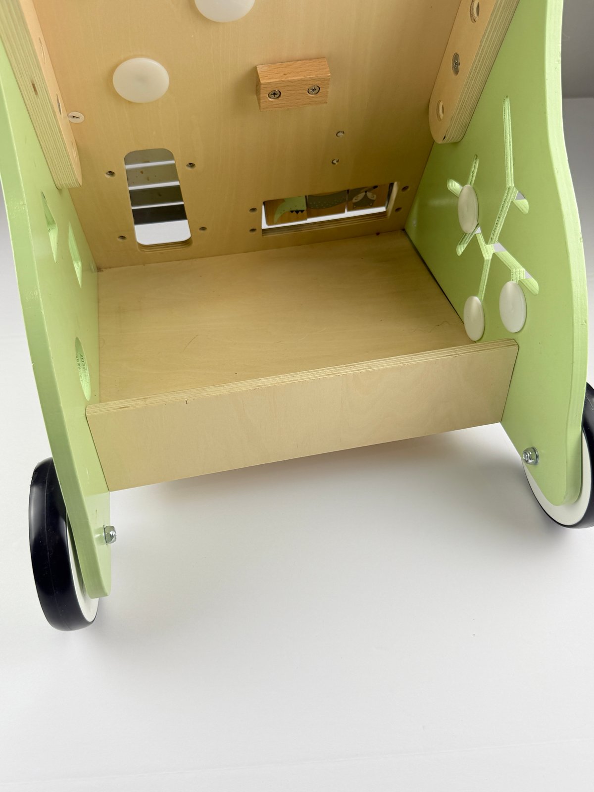 Coco Village - Wooden Activity Baby Walker Sage Green